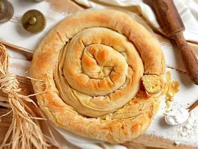 Болгарская баница с мясом